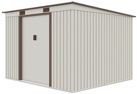 Швидкозбірний сарай 261x241 см Hardmaister Oregon Бежевий