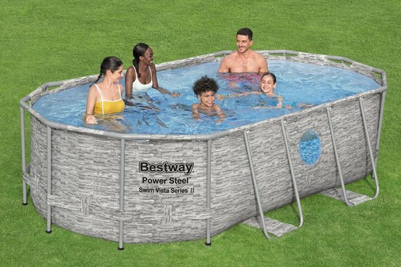 Басейн тентовий Power Steel Vista Series Bestway 56714