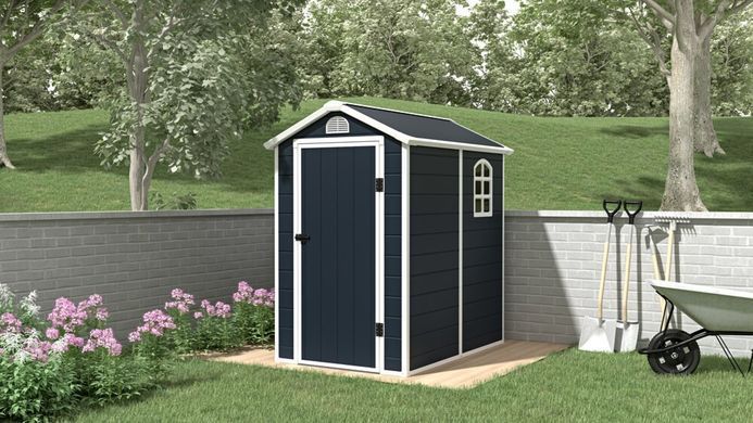 Пластиковий хозблок 134x192 см Hardmaister Vermont холодний сірий
