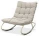 Крісло-гойдалка садове AGAVA Light Beige&nbsp;120 кг світло-бежеве Focus Garden
