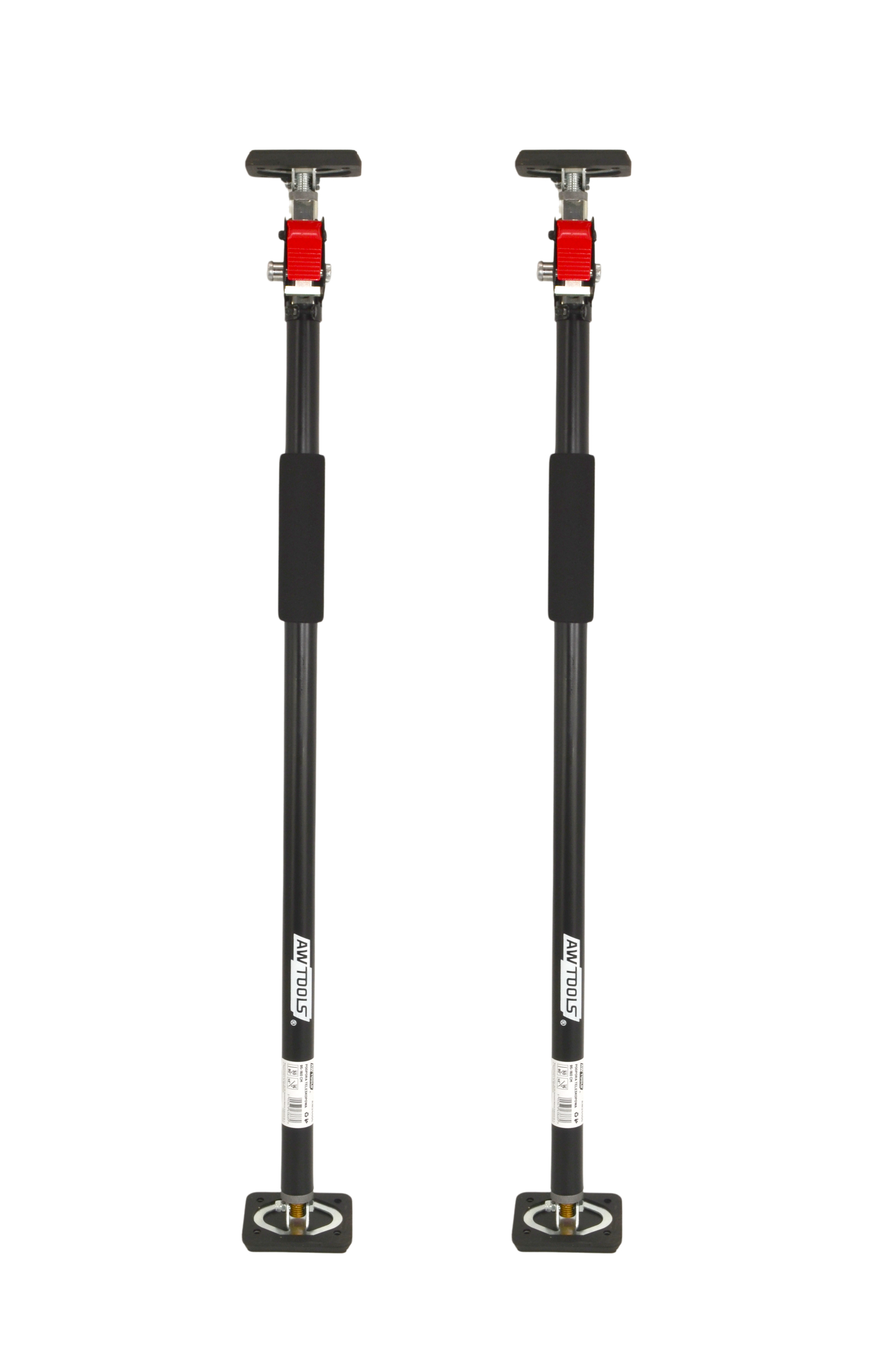 Подпора телескопическая AWTOOLS 95–160 см, комплект 2 шт., до 30 кг