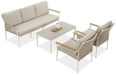 Мебель из металла для дачи Furrore Luna Caffe Light Beige
