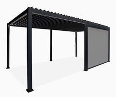 Маркиза рулонная штора 4 м Premium антрацит Gutroof