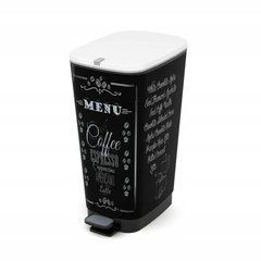 KETER КОРЗИНА ДЛЯ МУСОРА "COFFE MENU" 50L IT