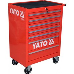 Инструментальная тележка на колёсах с выдвижными ящиками Yato YT-0914
