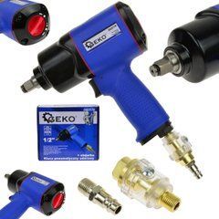 Пневматичний ударний гайковерт + маслянка 1/2" Geko G03176