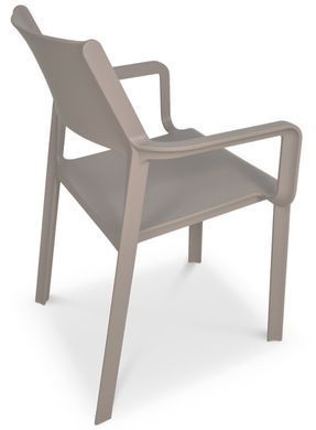 Комплект пластикових меблів Nardi Trill/Libeccio 8+1 Бежевий