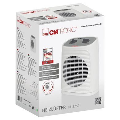 Тепловентилятор 2000 Вт Clatronic HL 3762