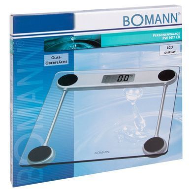 Напольные электронные весы стеклянные Bomann PW 1417 CB