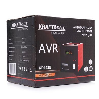 Стабилизатор напряжения AVR 5000ВА 230В Kraft&Dele KD1935