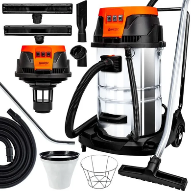 Пилосос для вологого та сухого прибирання 80л - 3000Вт ML3600W