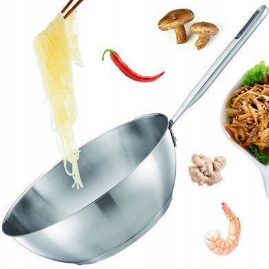 FISKARS ПАТЕЛЬНЯ WOK 28см ALL STEEL PURE (1057596)