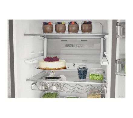 Холодильник Whirlpool W7X 94T SX повна система No Frost - 202,7 см - висувний ящик з контролем вологості