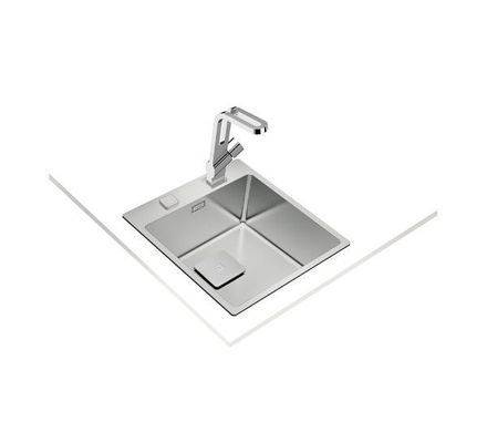 Кухонная мойка Teka FORLINEA RS15 40.40 CN сталь - встраиваемая в столешницу