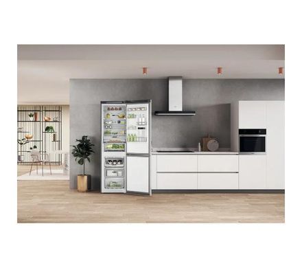 Холодильник Whirlpool W7X 94T SX повна система No Frost - 202,7 см - висувний ящик з контролем вологості