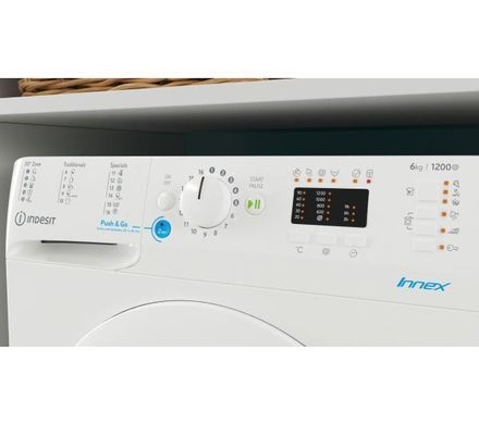 Пральна машина Indesit BWSA 61251 W EU N - 6кг
