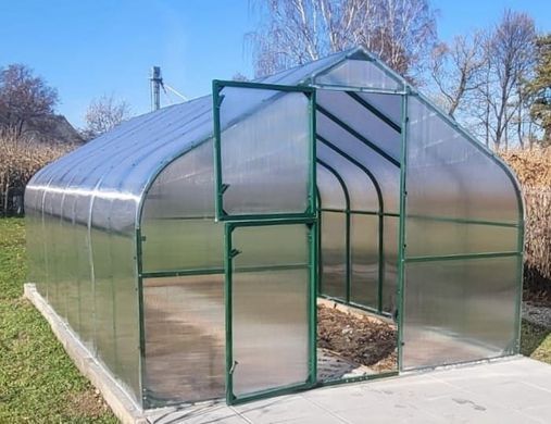 Теплица из поликарбоната PTF Cucumber Premium Plus 300х600 см зеленый