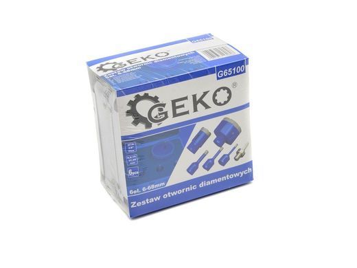 Набір алмазних коронок 6-68 мм 6 шт Geko G65100
