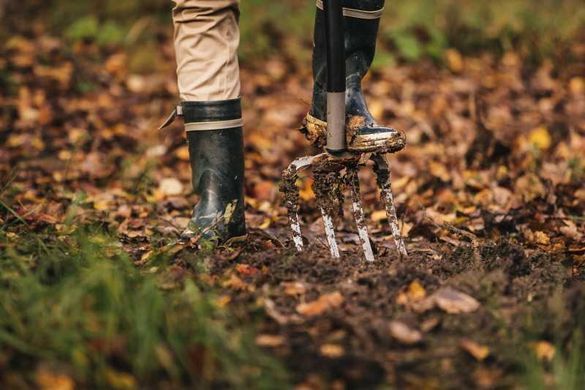 Вила для копання Fiskars Ergonomic 1001412, 121 см, сталь