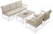 Меблі з металу для дачі Furrore Luna Caffe Caffe Light Beige