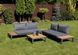 Садовий комплект меблів для тераси темно сірий Wood Williams Focus Garden