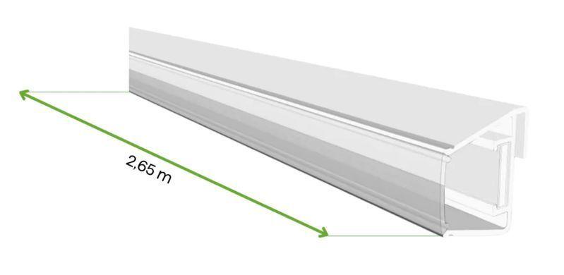 Освітлення LED для перголи 2.65 м &times; 2 біле ELEGANCE DELUXE FUSION Gutroof