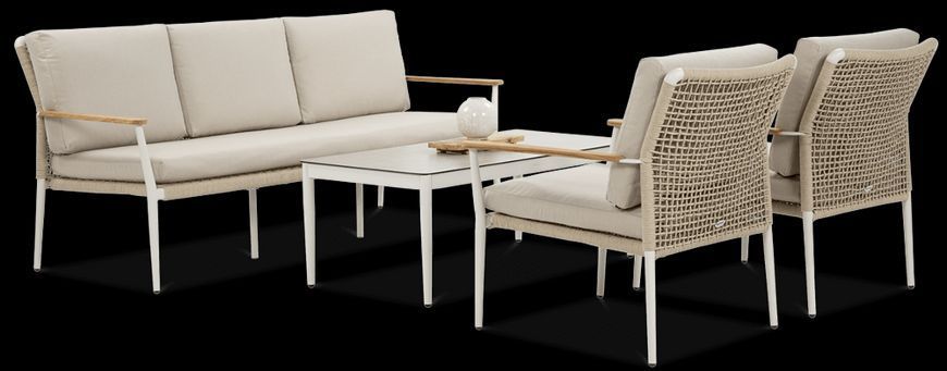 Меблі з металу для дачі Furrore Luna Caffe Caffe Light Beige