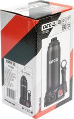 Бутылочный домкрат для авто 5тонн 216 - 413 мм Yato YT-17002