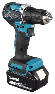 Акумуляторний дриль MAKITA DDF487RAJ 40 Нм LXT 18 В Li-Ion BLDC XPT 2x2,0 Ач MAKPAC