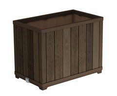 Кашпо для сада прямоугольное Walnut Keter Deco Rectangle с автополивом 76 см Keter