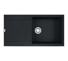 Кухонна мийка Franke Maris MRG 611-97 XL чорний матовий - граніт, вбудовується в стільницю, сушарка
