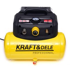Безмасляний компресор 6 л 8 бар Kraft&Dele KD1415
