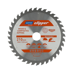 NORTON циркулярна пилка 210mm x 30mm x 36Z дерево та композити ATB (2,8/1,8)