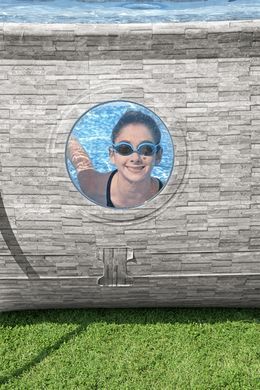 Вуличний басейн для дачі Bestway Power Steel Swim Vista Series 56946