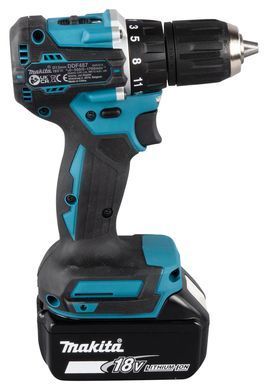 Акумуляторний дриль MAKITA DDF487RAJ 40 Нм LXT 18 В Li-Ion BLDC XPT 2x2,0 Ач MAKPAC