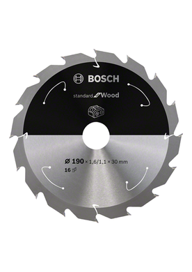 BOSCH пила Standard Wood ACCU 190X30X16Z