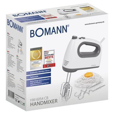 Ручной миксер 5 скоростей 400 Вт Bomann HM 6054 CB