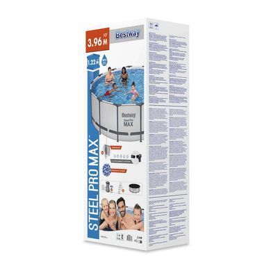 Круглий каркасний басейн Steel Pro Max Bestway 5618W