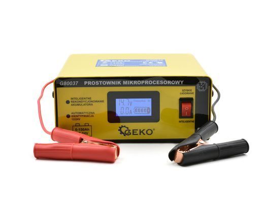 ЖК-микропроцессорный выпрямитель 12/24 В Geko G80037