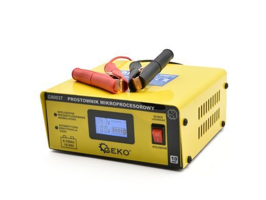 ЖК-микропроцессорный выпрямитель 12/24 В Geko G80037