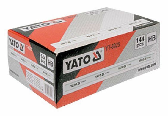 YATO столярний олівець білий 245 мм (144 шт.) 6925
