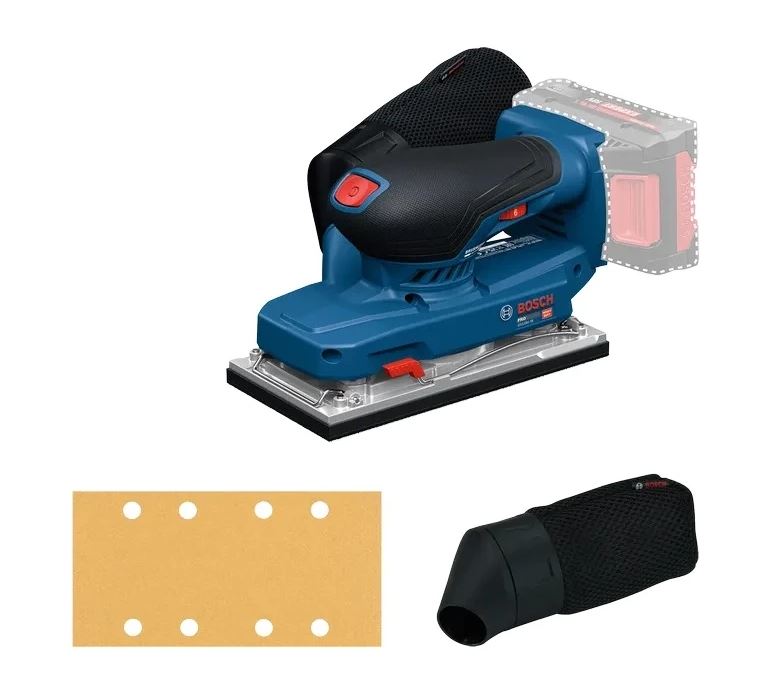 Шлифмашина орбитальная аккумуляторная Bosch GSS18V-18 Solo LB, 18 В