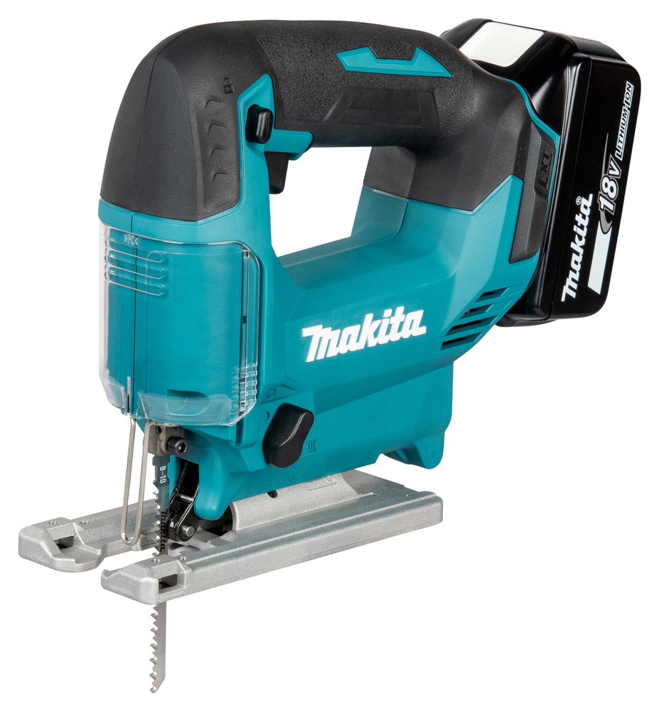 Лобзик аккумуляторный Makita DJV186WVE 18 В, 2 аккумулятора 2,0 Ач, орбитальный