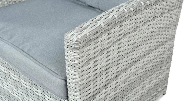 Вуличні меблі для саду з техноротанга Stone Grey Borneo