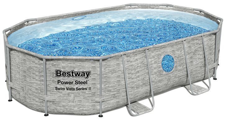Вуличний басейн для дачі Bestway Power Steel Swim Vista Series 56946