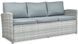 Вуличні меблі для саду з техноротанга Stone Grey Borneo