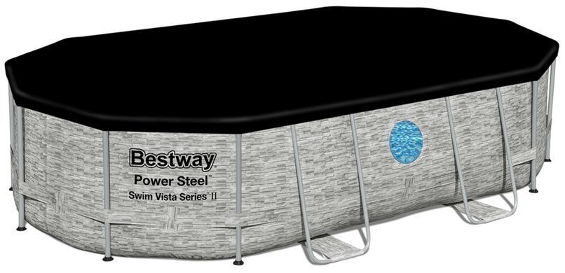 Вуличний басейн для дачі Bestway Power Steel Swim Vista Series 56946
