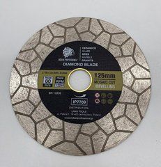 Алмазный диск 125мм X 2,0мм X 22,2мм мозаичный рез /индийский профессиональный