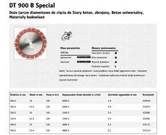 Klingspor Диск алмазный сегментный 350x3,0x20 DT900B