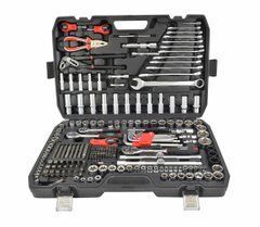 AWTOOLS НАБІР КЛЮЧІВ 225ел 1/2"/3/8"/1/4" BLACK LINE